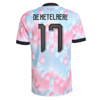 Camiseta Bélgica Charles De Ketelaere #17 Segunda Equipación Replica Mundial 2026 mangas cortas